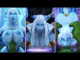 [comp] blue titties a warcraft draenei hmv/pmv hentai porn compilation by melonbun